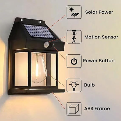 Solar Lamp Night Wireless Light  (Multicolor)